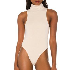 Re Ona Cream Sleeveless Bodysuit